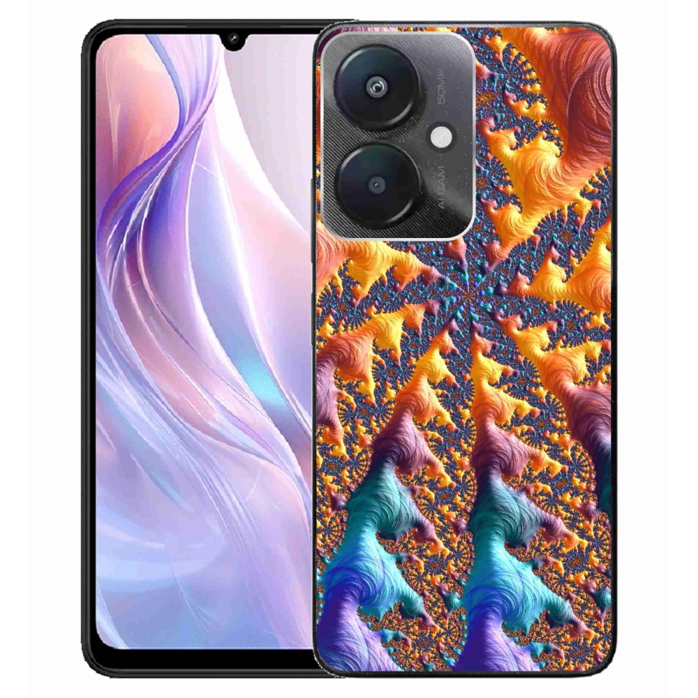 Gelový kryt mmCase na Xiaomi Redmi 13C 5G - abstraktní motiv 23