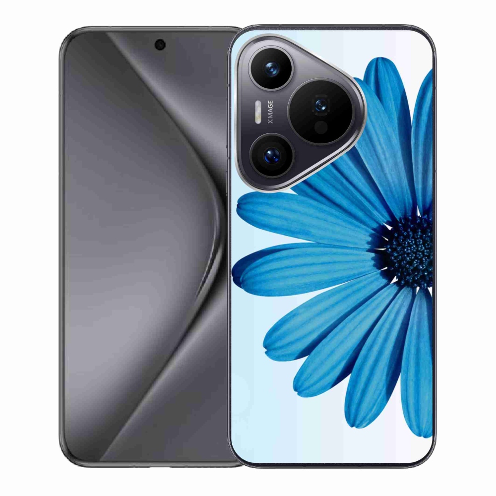 Gelový obal mmCase na Huawei Pura 70 - modrá kopretina