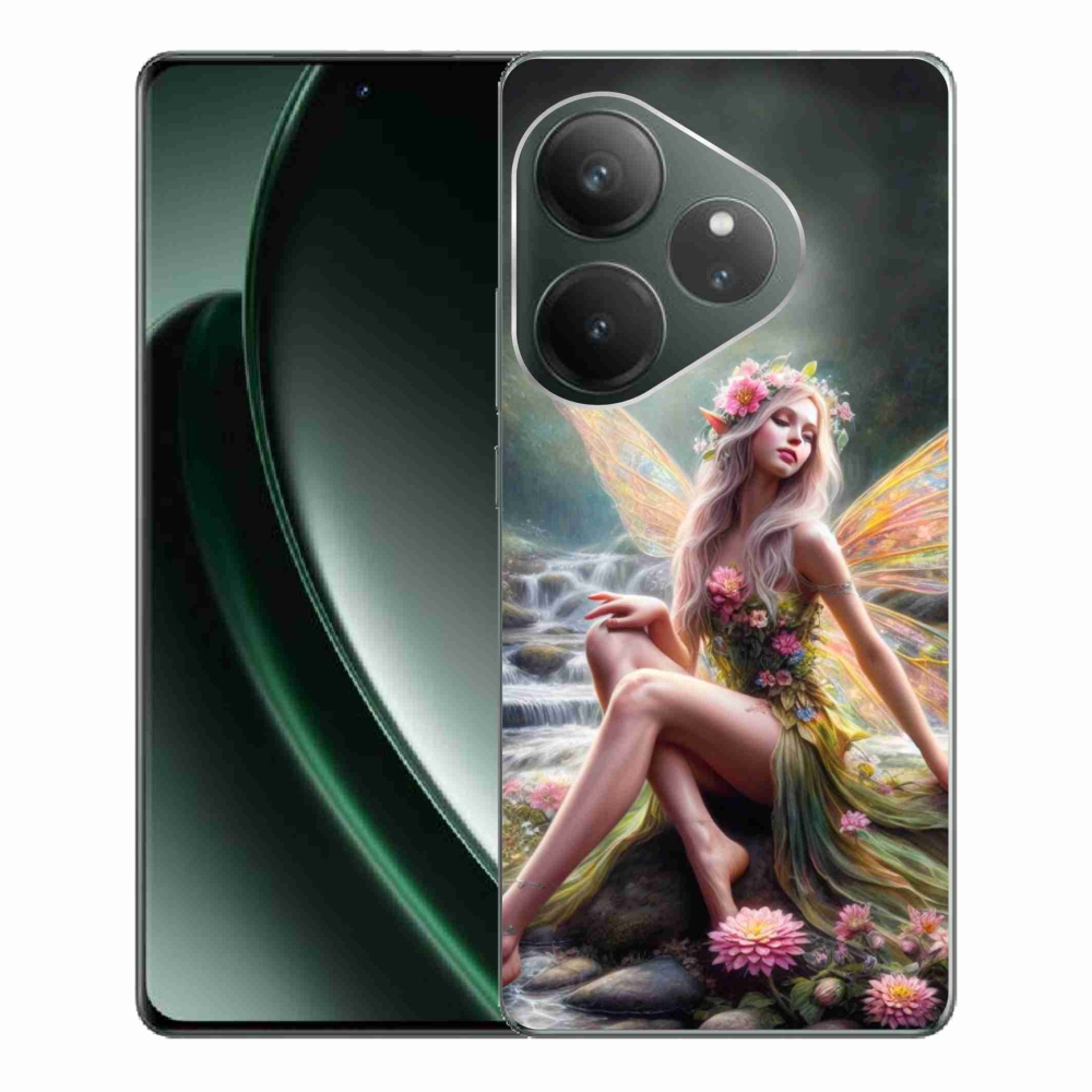 Gelový kryt mmCase na Realme GT 6 5G/GT 6T 5G - motýlí žena 1
