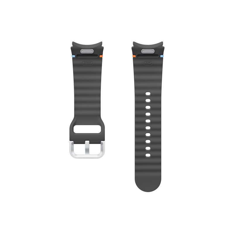 ET-SNL30SBE Samsung Galaxy Watch 4/5/6/7 Sportovní Řemínek 20mm S/M Dark Gray