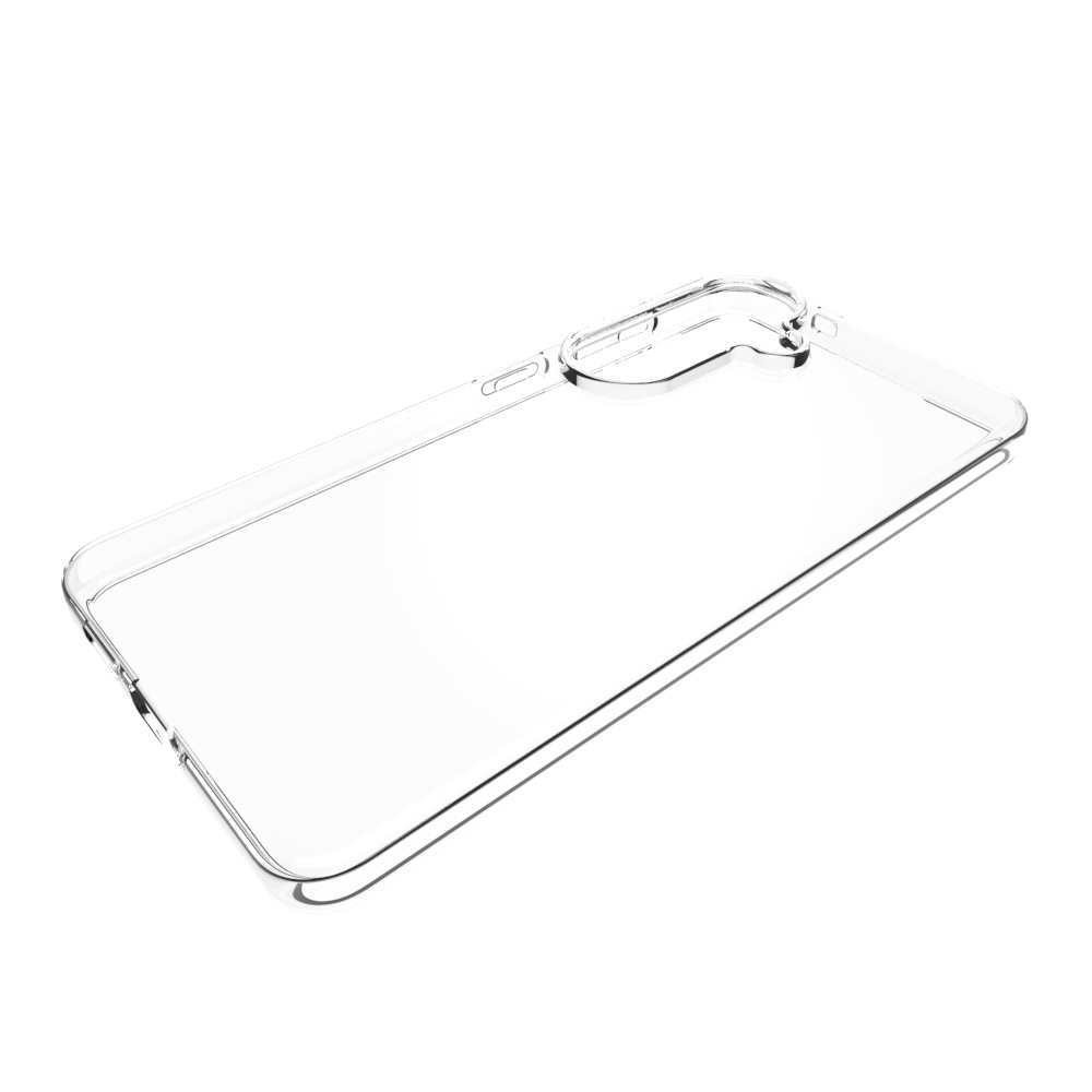 2v1 průhledný gelový obal + tvrzené sklo na Samsung Galaxy S26+ - průhledný