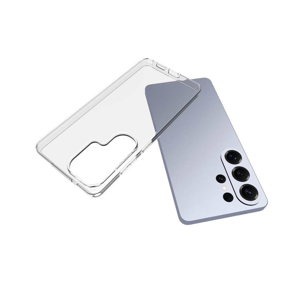 2v1 průhledný gelový obal + tvrzené sklo na Samsung Galaxy S26 Ultra - průhledný