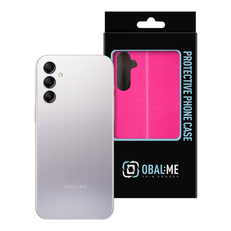 OBAL:ME Book Pouzdro pro Samsung Galaxy A14 4G Rose Red