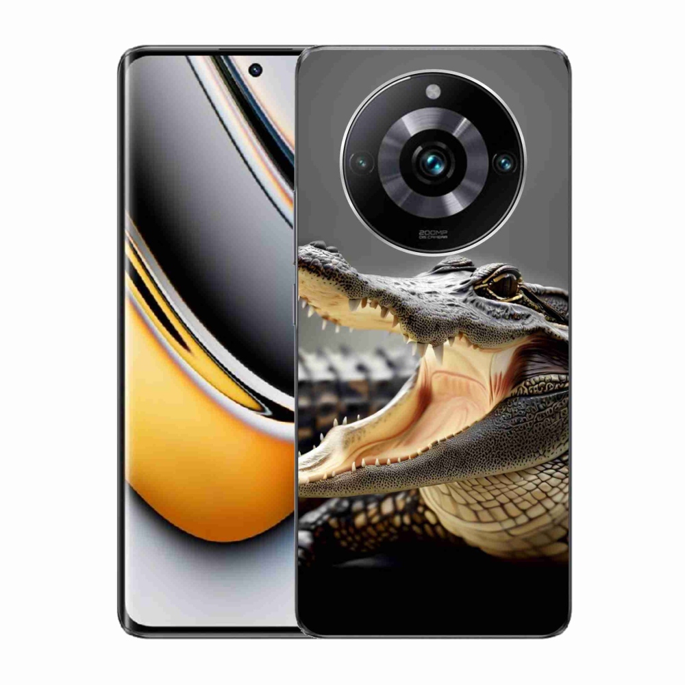 Gelový kryt mmCase na Realme 11 Pro/11 Pro+ - krokodýl