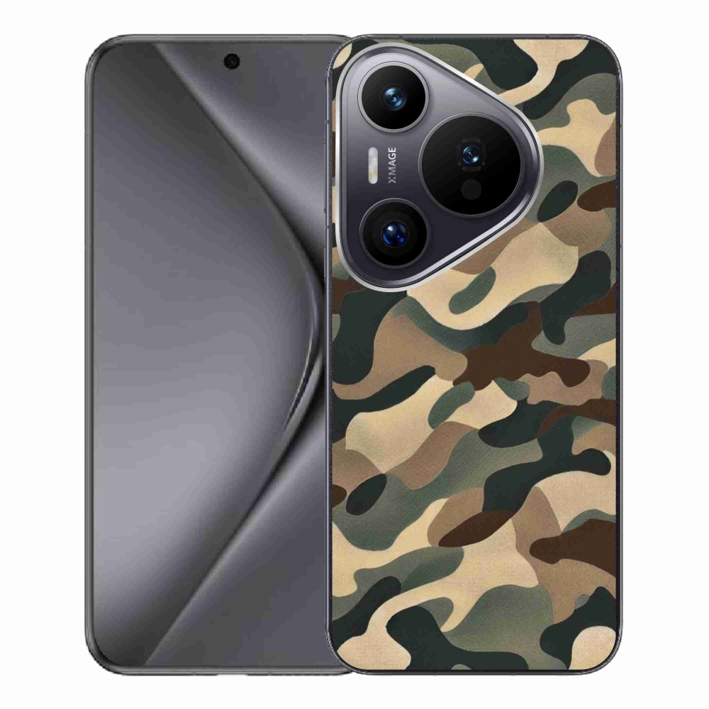 Gelový kryt mmCase na Huawei Pura 70 Pro - maskáčový vzor 11