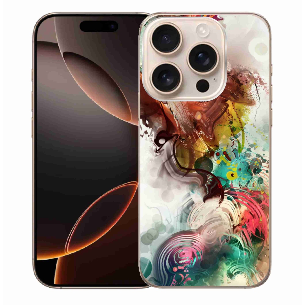 Gelový kryt mmCase na iPhone 16 Pro Max - abstrakt 1