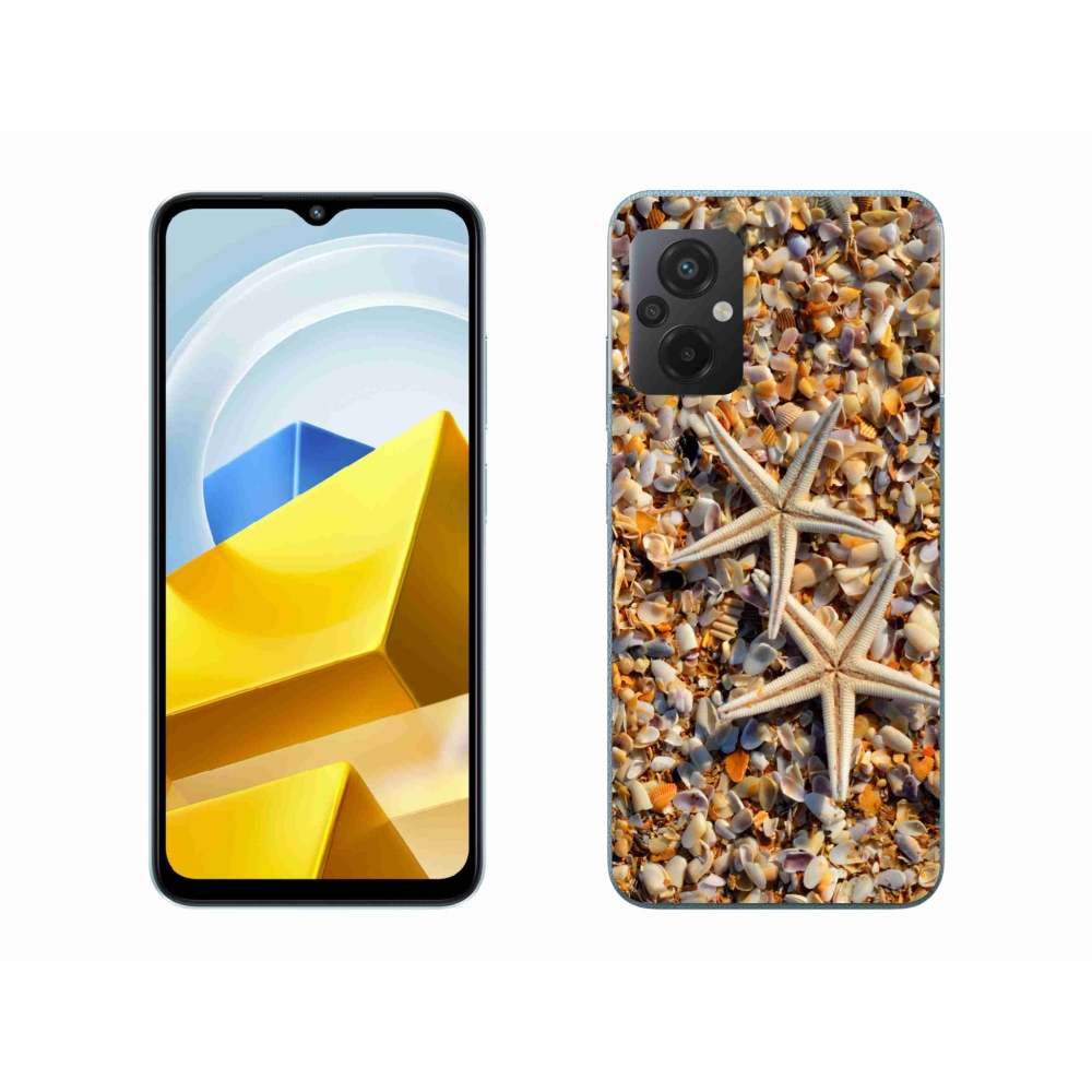 Gelový kryt mmCase na Xiaomi Poco M5 4G - mořské hvězdice