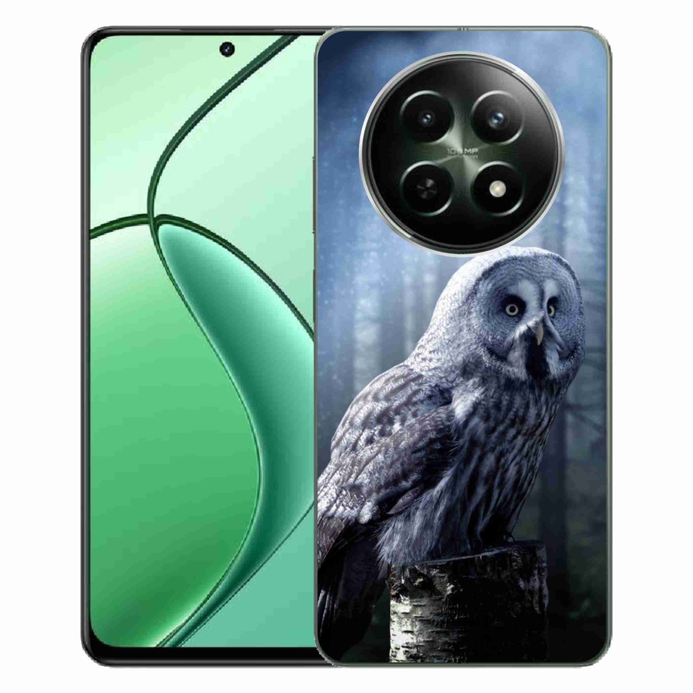 Gelový kryt mmCase na Realme 12 5G/12x 5G - sova