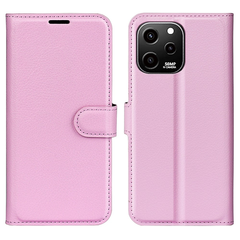 Litchi knížkové pouzdro na Huawei Nova Y61 - růžové
