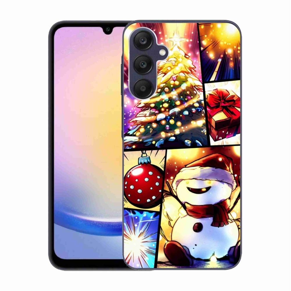 Gelový kryt mmCase na Samsung Galaxy A25 5G - vánoční motivy 1
