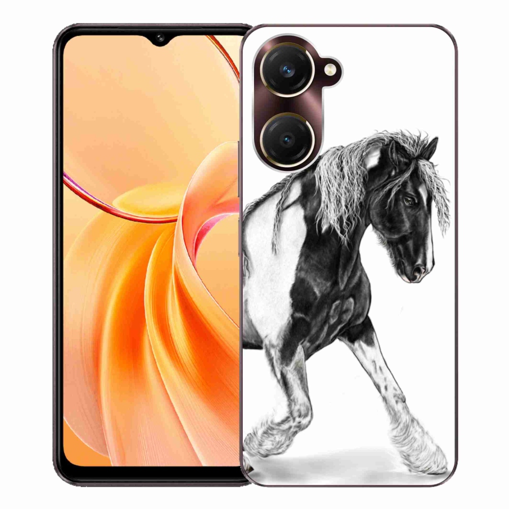 Gelový kryt mmCase na Vivo Y28s 5G - kůň