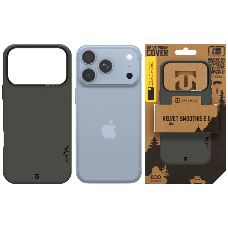 Tactical MagForce Velvet Smoothie 2.0 Kryt pro Apple iPhone 18 Pro/17 Pro Bazooka