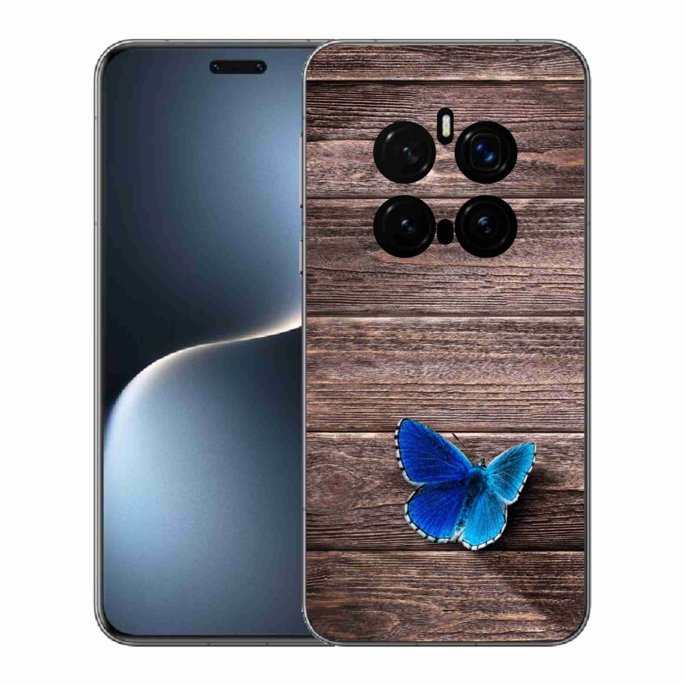 Gelový kryt mmCase na Honor Magic 7 Pro 5G - modrý motýl 1