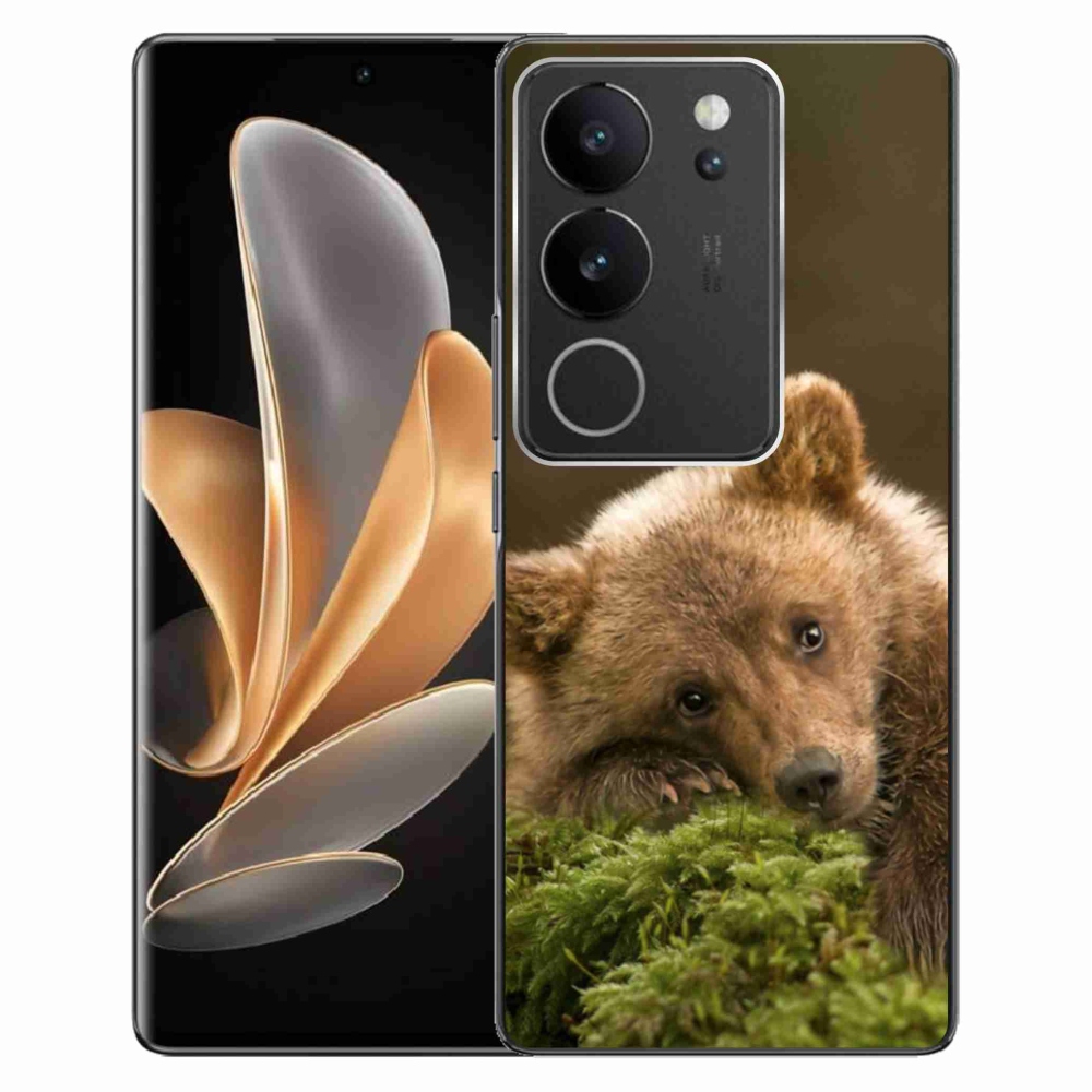 Gelový kryt mmCase na Vivo V29 5G - medvěd