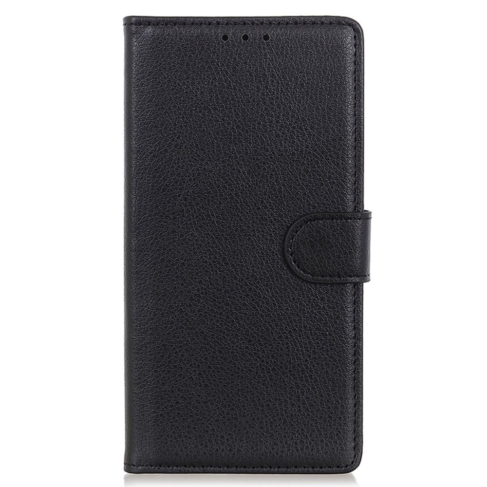 Litchie knížkové pouzdro na Xiaomi Poco C65/Redmi 13C 4G/5G - černé