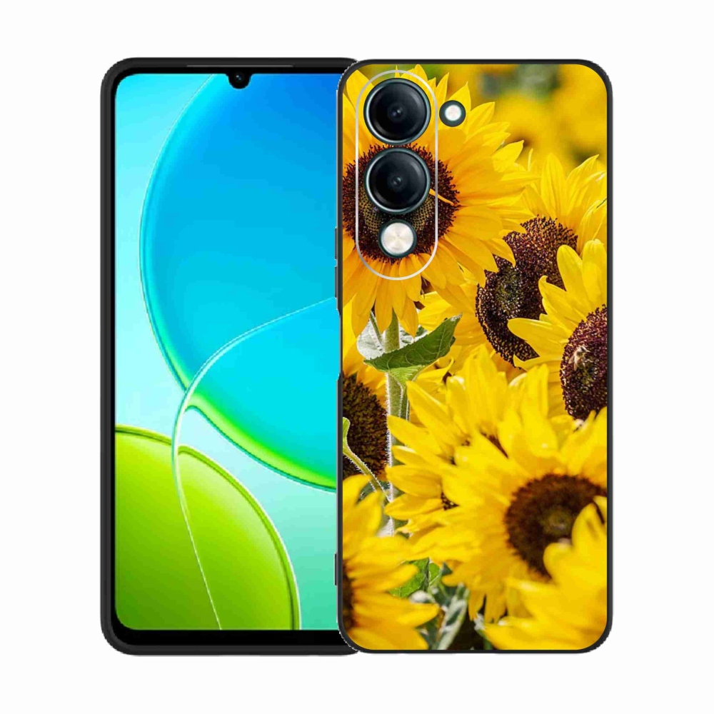 Gelový kryt mmCase na Vivo Y29s 5G - slunečnice