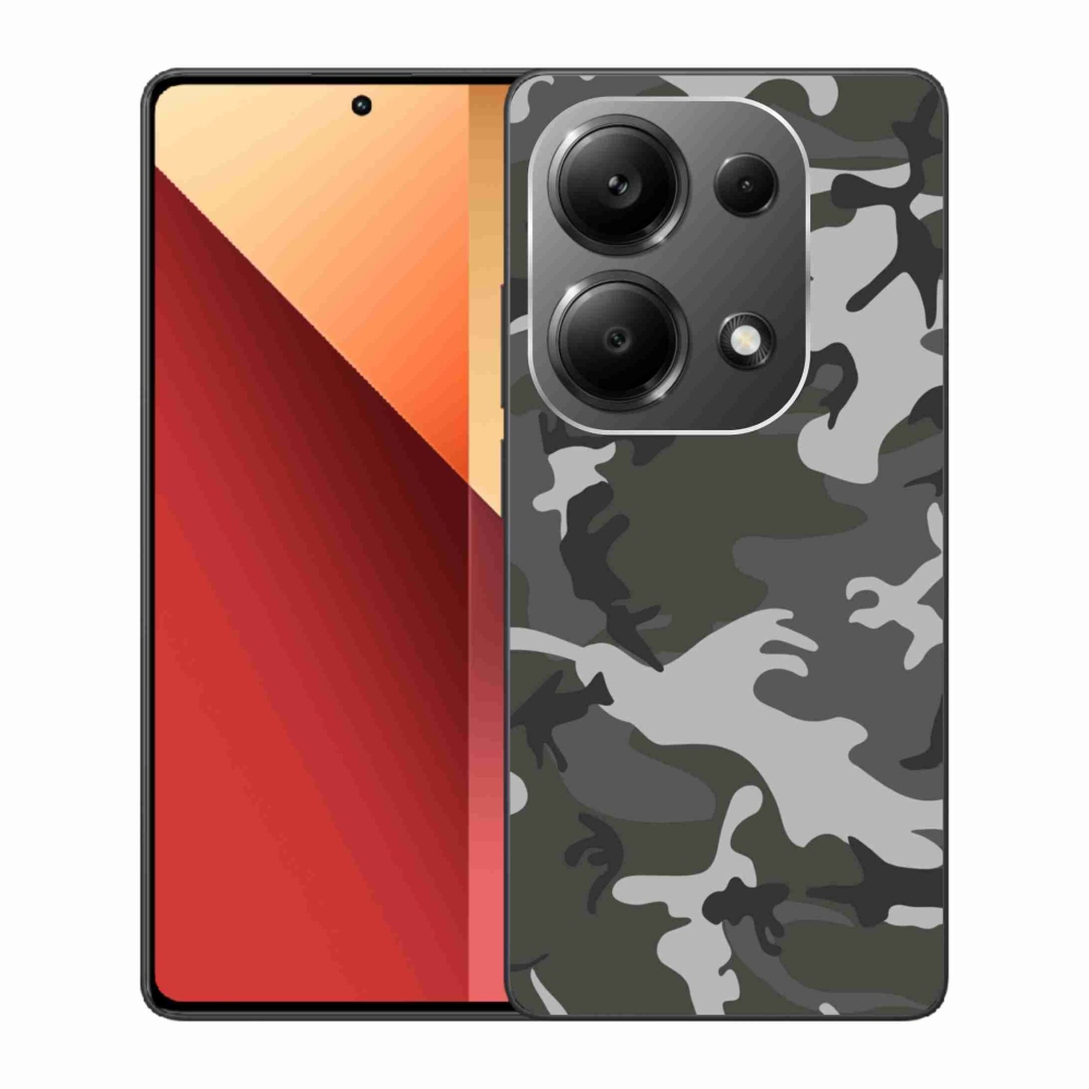 Gelový kryt mmCase na Xiaomi Redmi Note 13 Pro 4G/Poco M6 Pro - maskáčový vzor