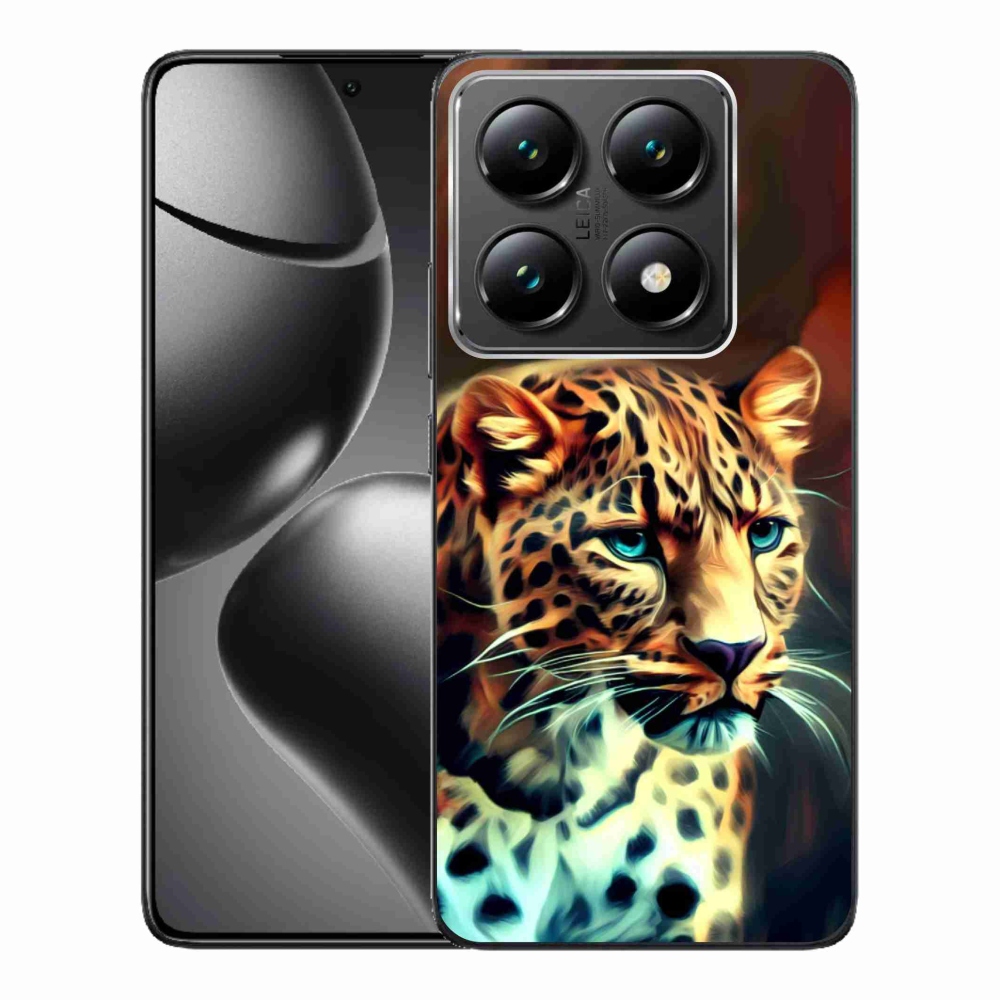 Gelový kryt mmCase na Xiaomi 14T Pro - leopard