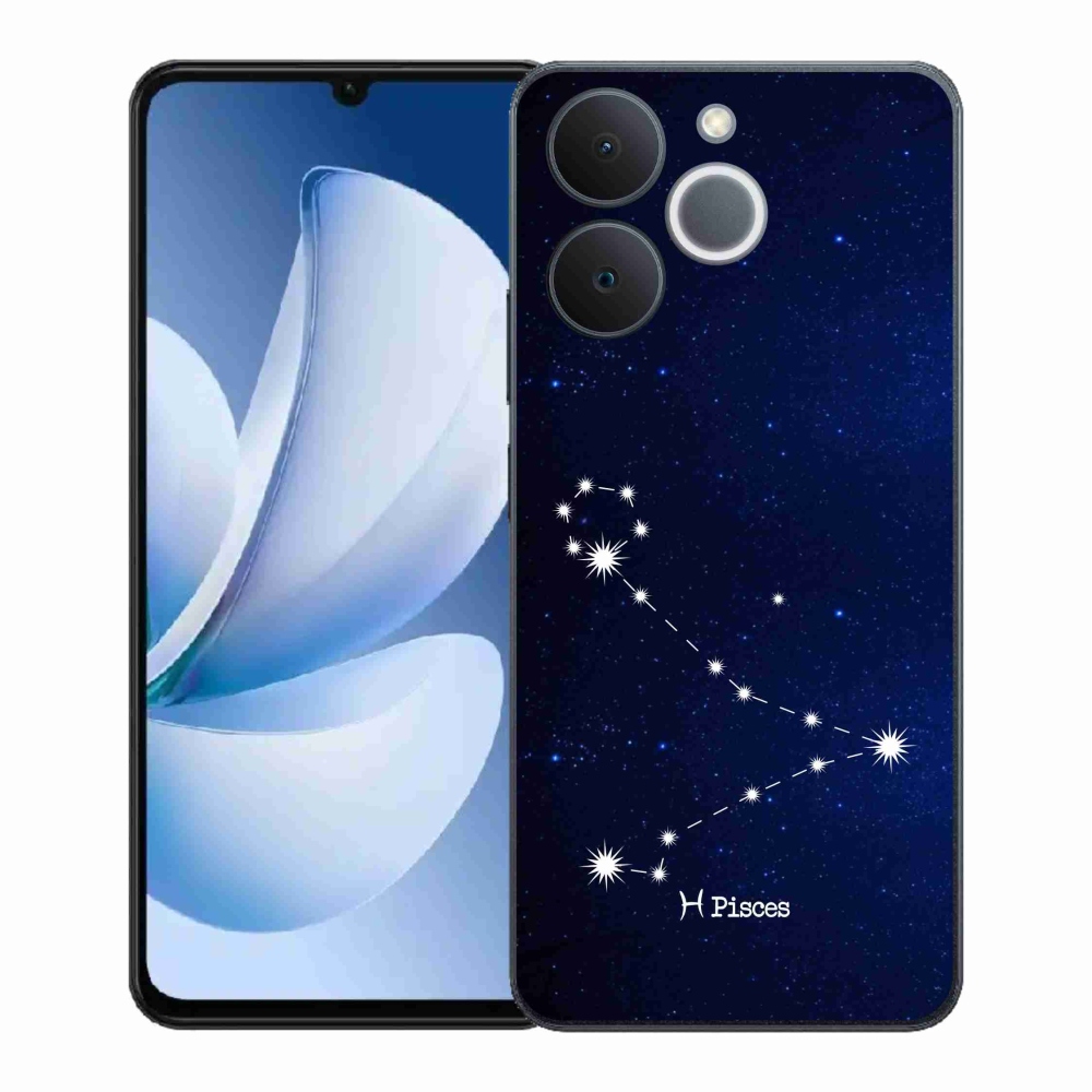 Gelový kryt mmCase na Realme Note 70T - souhvězdí Ryby
