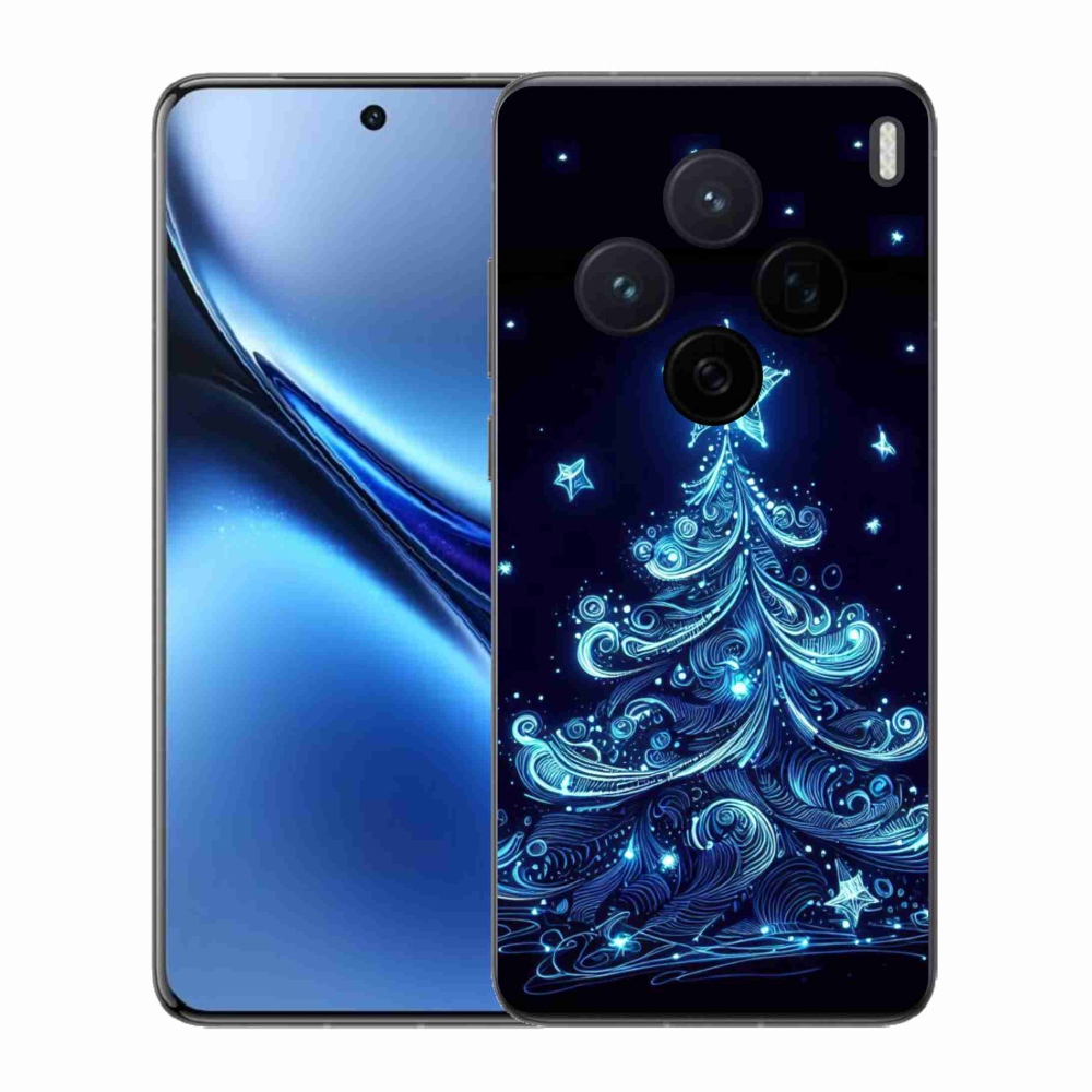 Gelový kryt mmCase na Vivo X200 5G - neonový vánoční stromek 4