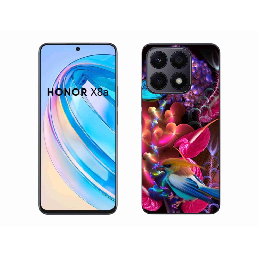 Gelový kryt mmCase na Honor X8a - barevné květiny