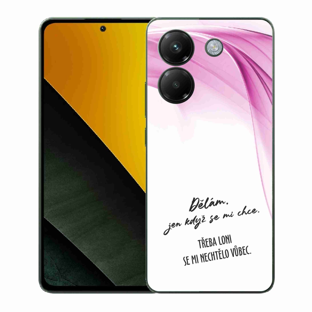 Gelový kryt mmCase na Xiaomi Poco M7 Pro 5G - vtipný text 12 bílé pozadí