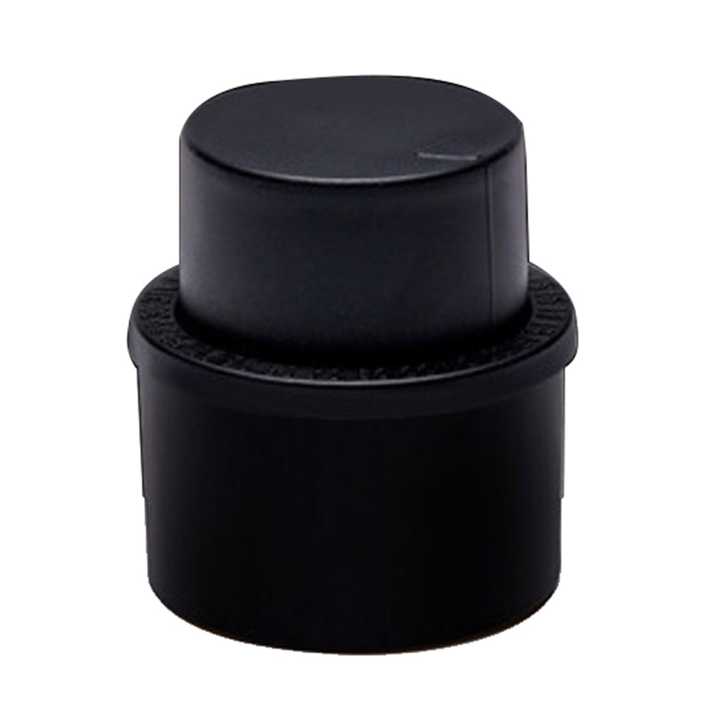 Uzávěr s pumpičkou na sycené nápoje - černý