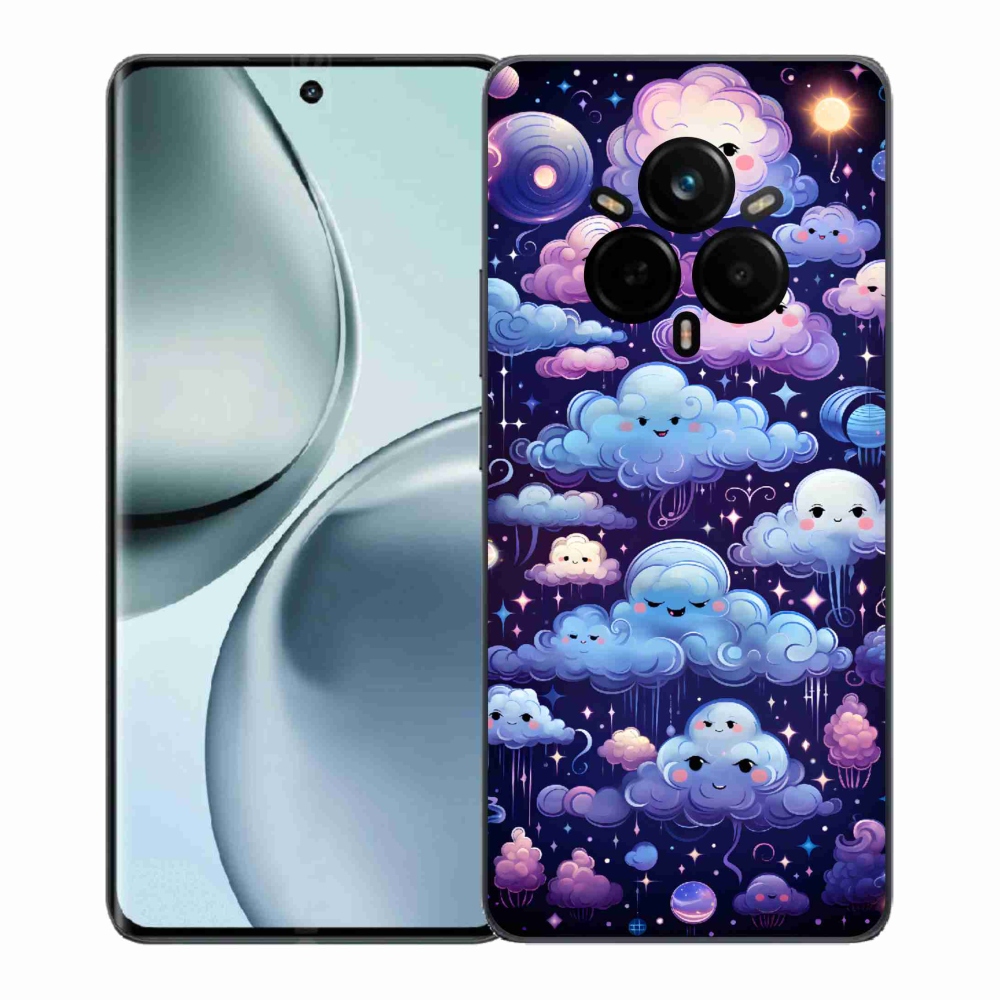 Gelový kryt mmCase na Realme 14 Pro 5G - mráčky