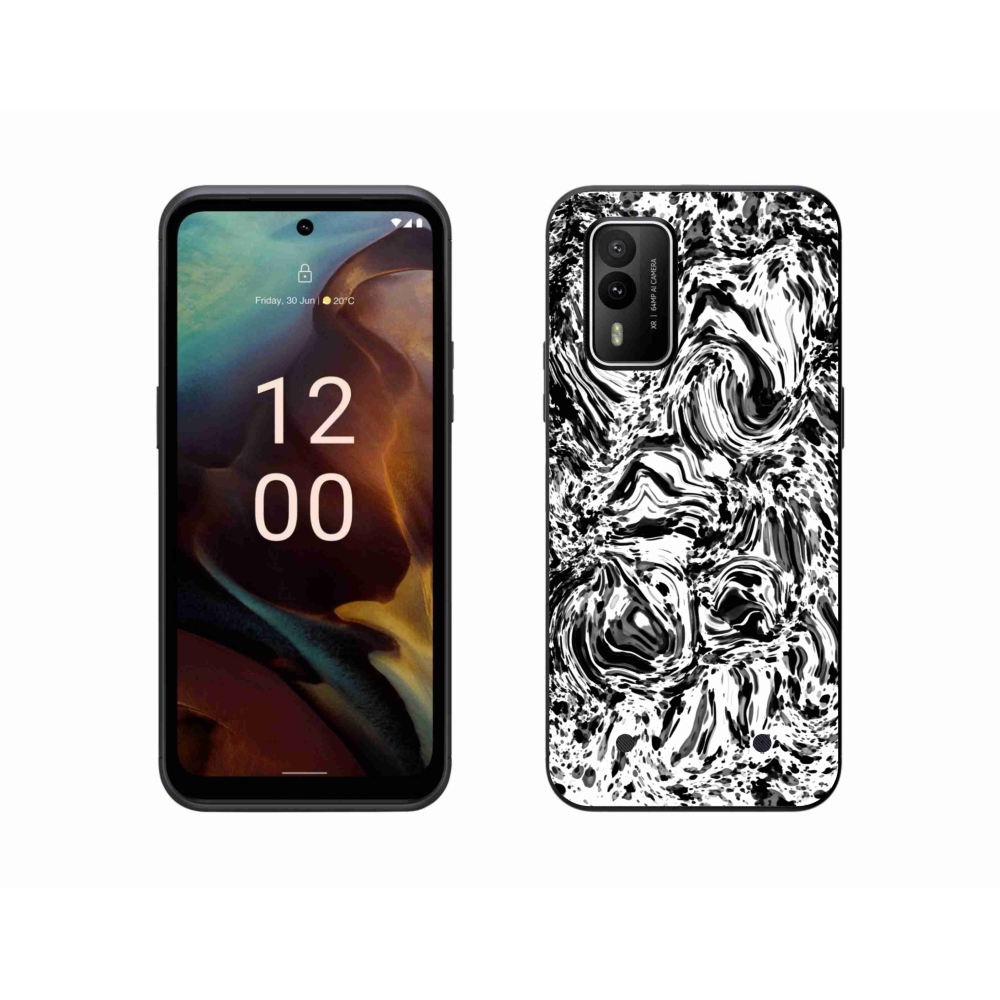 Gelový kryt mmCase na Nokia XR21 - abstrakt 4