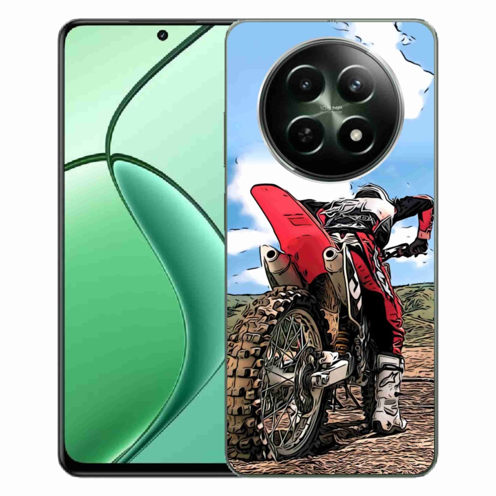 Gelový kryt mmCase na Realme 12 5G/12x 5G - moto