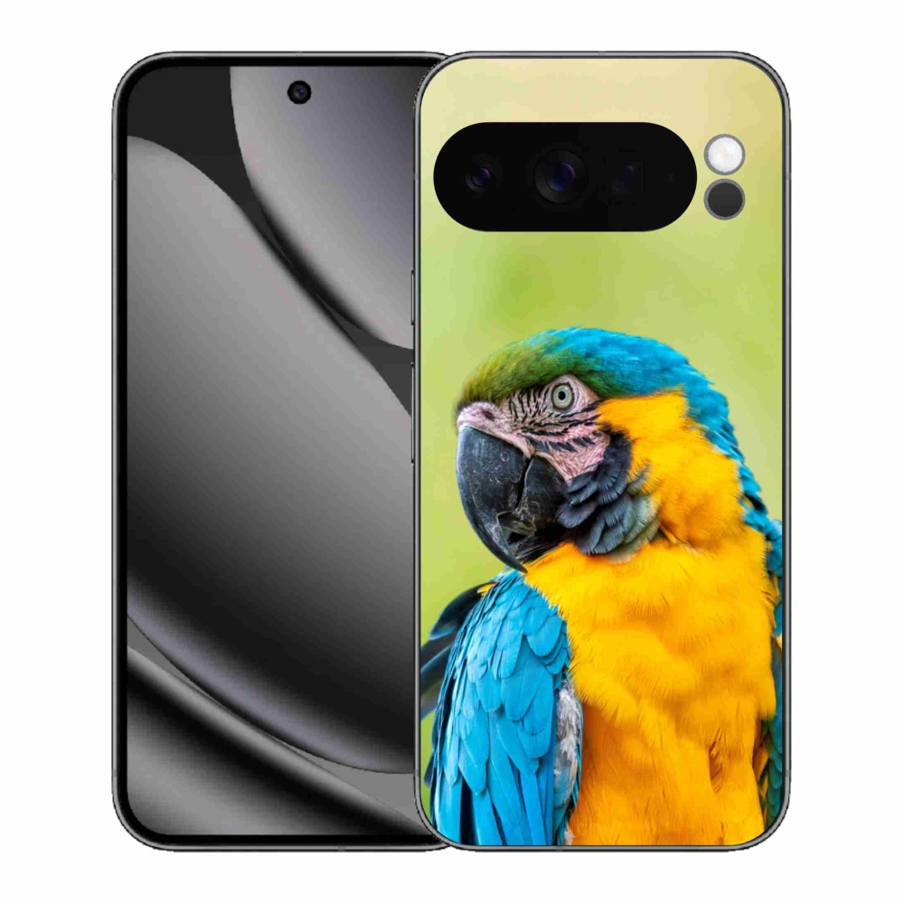 Gelový kryt mmCase na Google Pixel 10 Pro XL - papoušek ara 2
