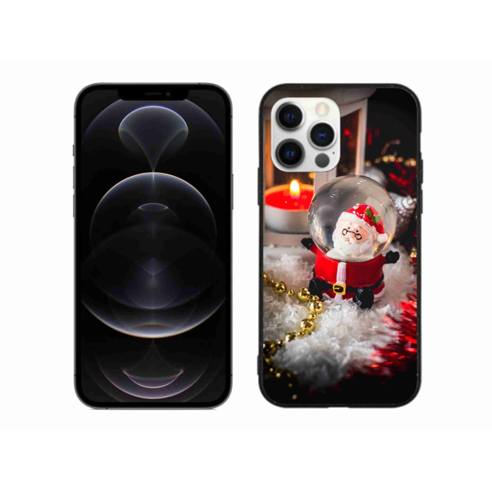 Gelový kryt mmCase na iPhone 12 Pro Max - Santa Claus 1