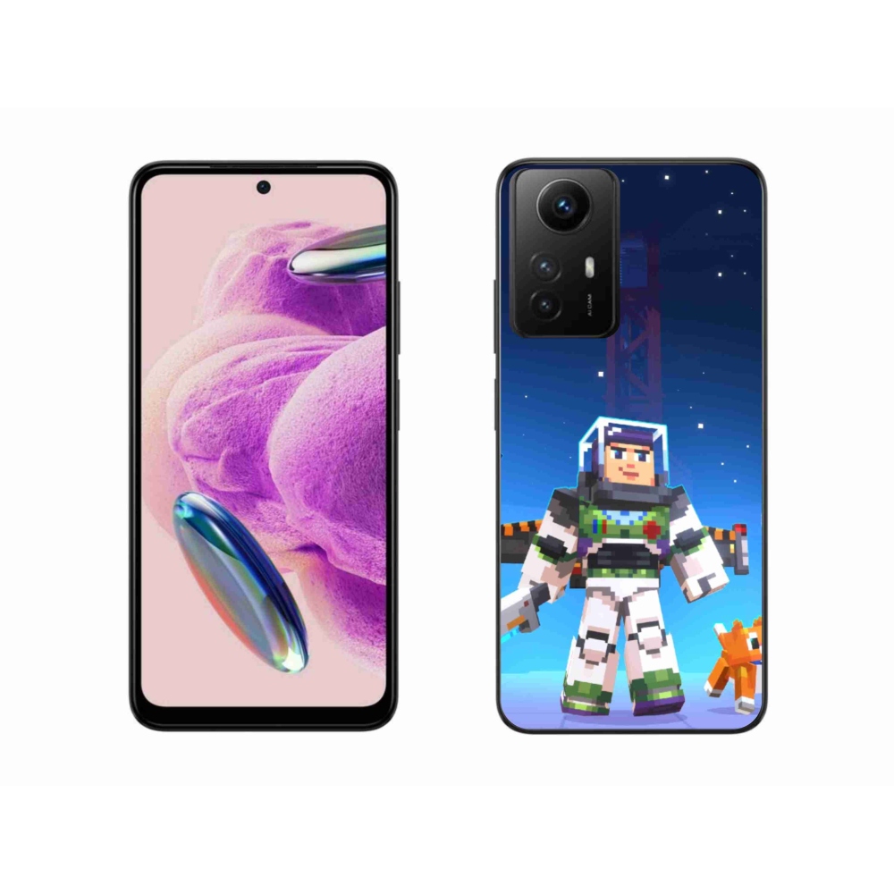 Gelový kryt mmCase na Xiaomi Redmi Note 12S - minecraft 2