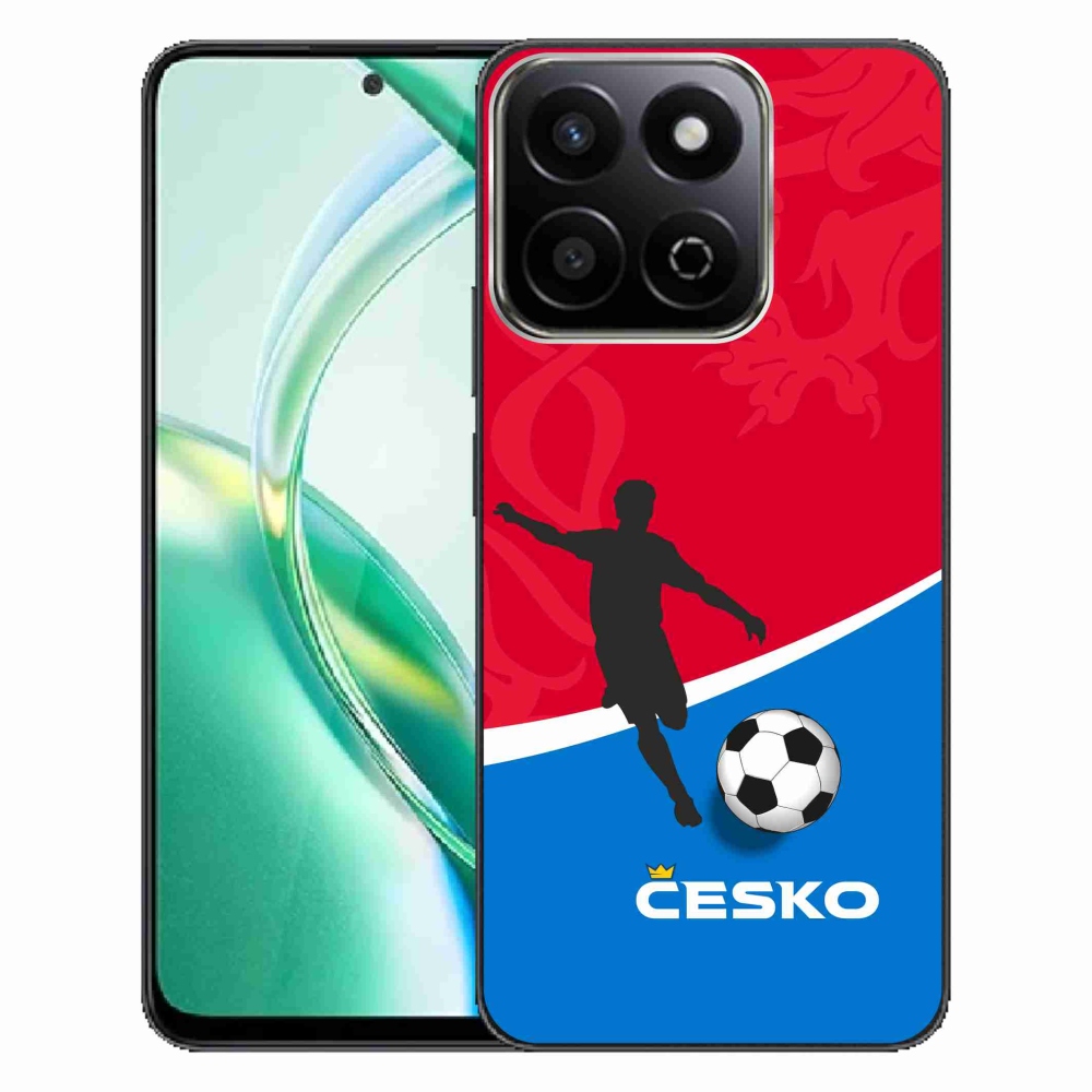 Gelový kryt mmCase na Honor 200 Smart 5G - fotbal Česko