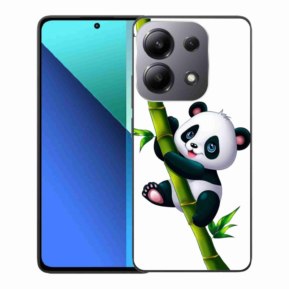 Gelový kryt mmCase na Xiaomi Redmi Note 13 - panda na bambusu