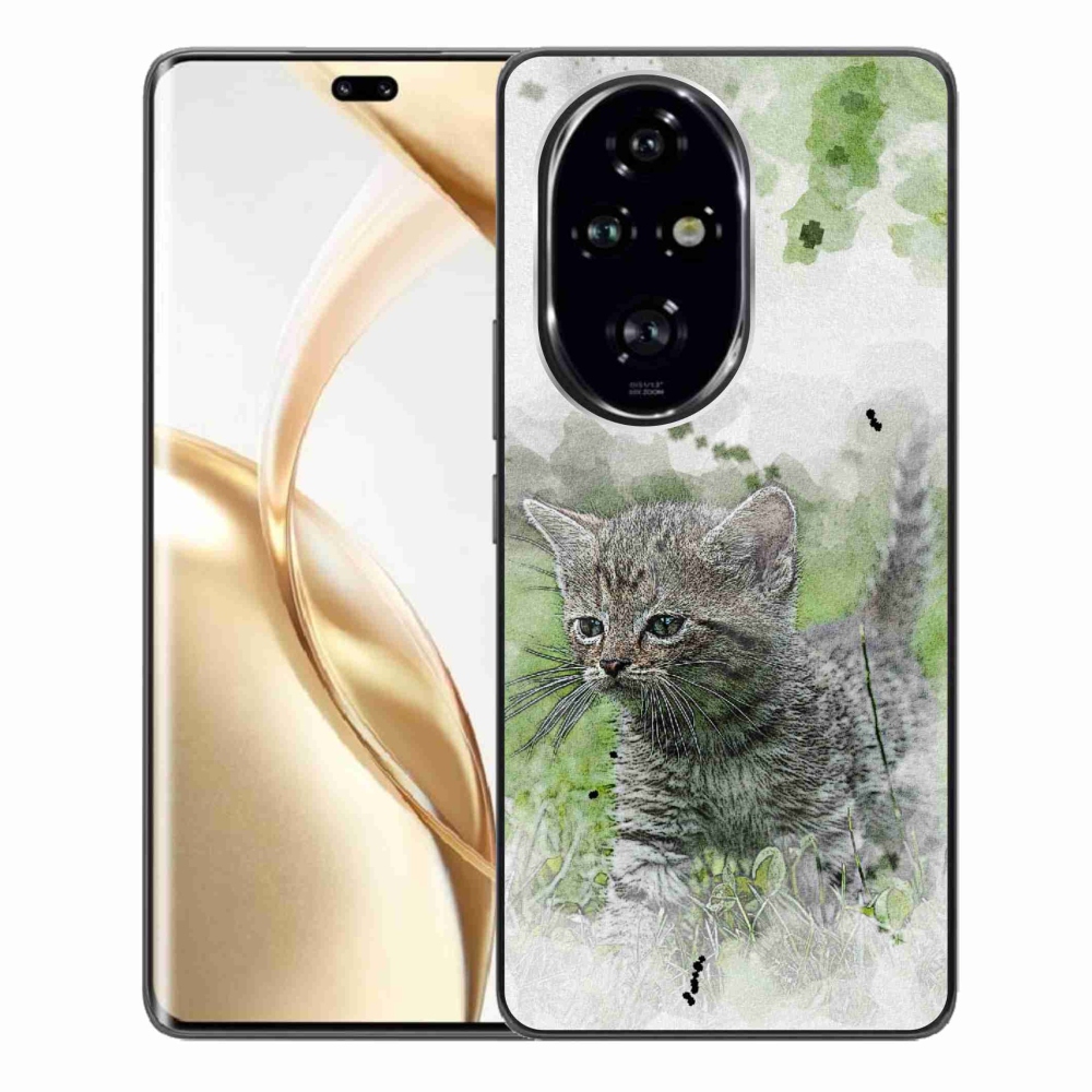 Gelový kryt mmCase na Honor 200 Pro 5G - roztomilé kotě 1