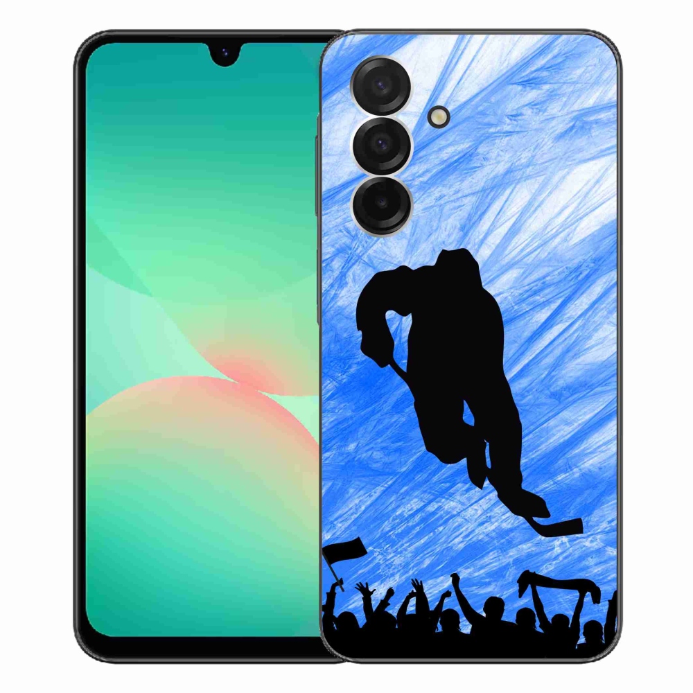 Gelový kryt mmCase na Samsung Galaxy A26 5G - hokejový hráč