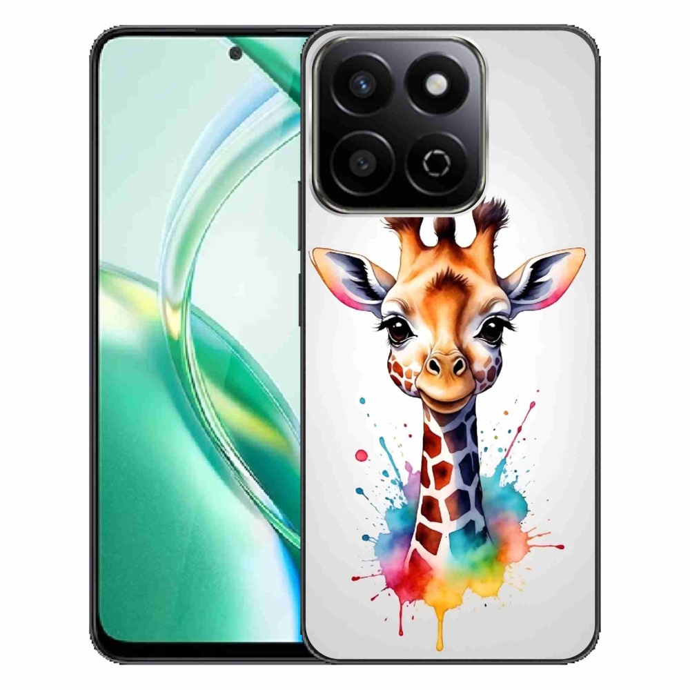 Gelový kryt mmCase na Honor 200 Smart 5G - žirafa 1
