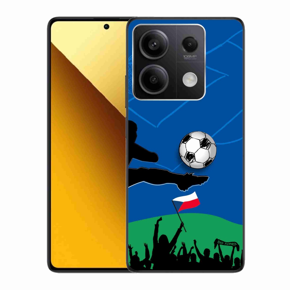 Gelový kryt mmCase na Xiaomi Redmi Note 13 5G - fanoušci fotbalu