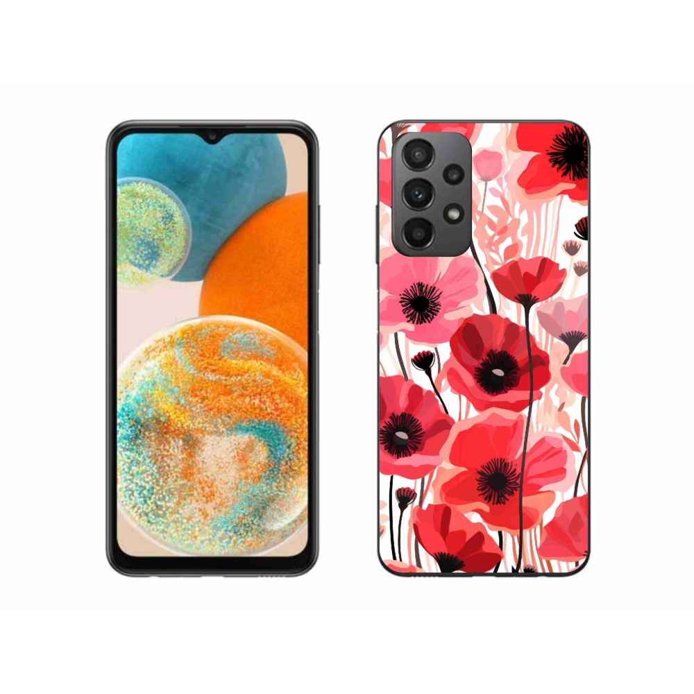 Gelový kryt mmCase na Samsung Galaxy A23 4G/5G - vlčí mák 1