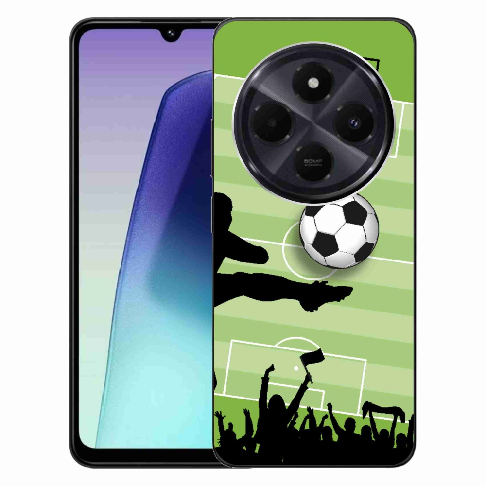 Gelový kryt mmCase na Xiaomi Redmi 14C/Poco C75 - fotbal 3