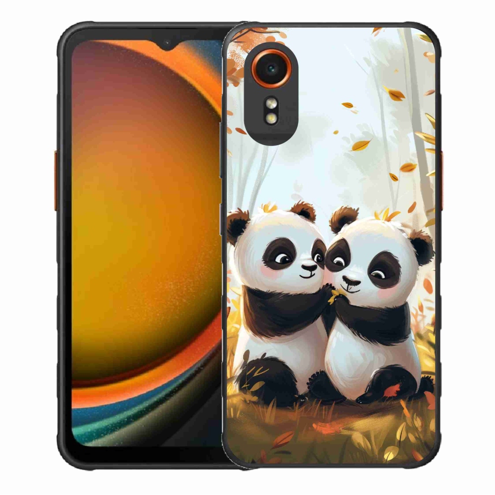 Gelový kryt mmCase na Samsung Galaxy Xcover 7 - pandy