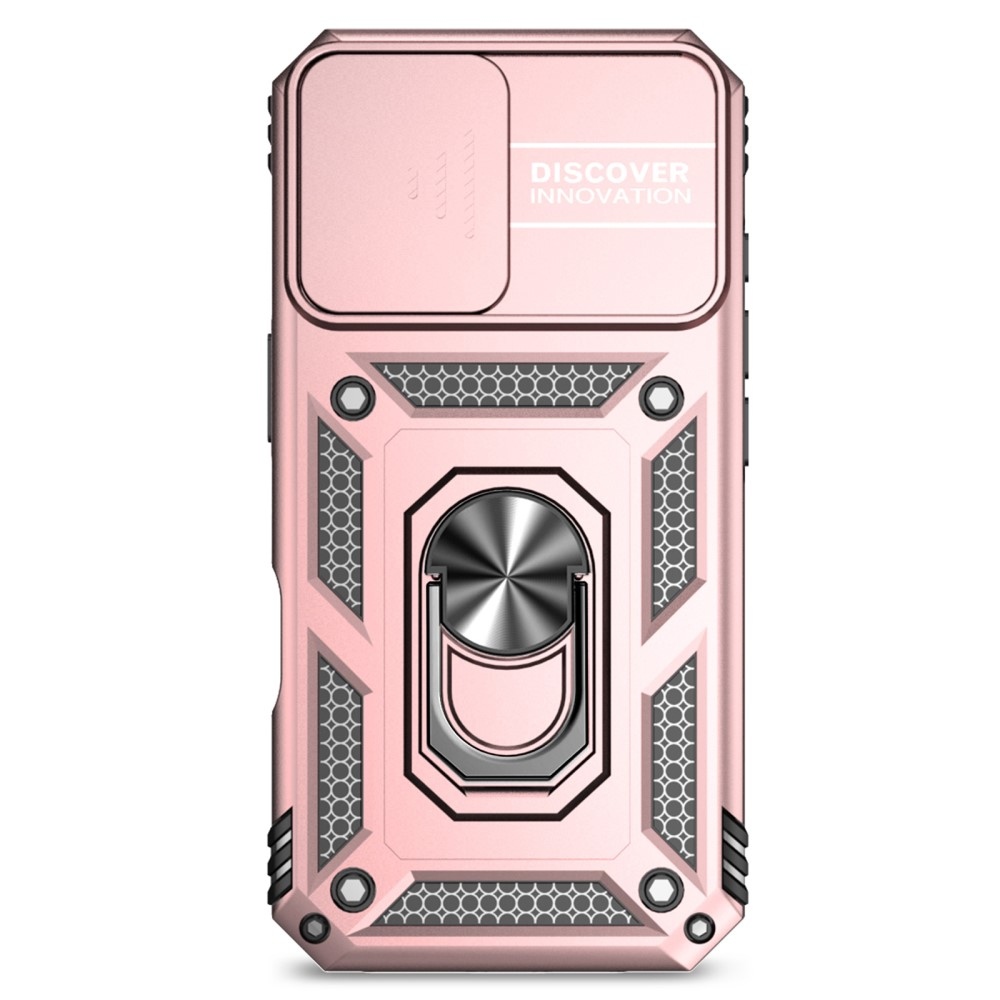 Slide odolný kryt na iPhone 16 - růžovozlatý