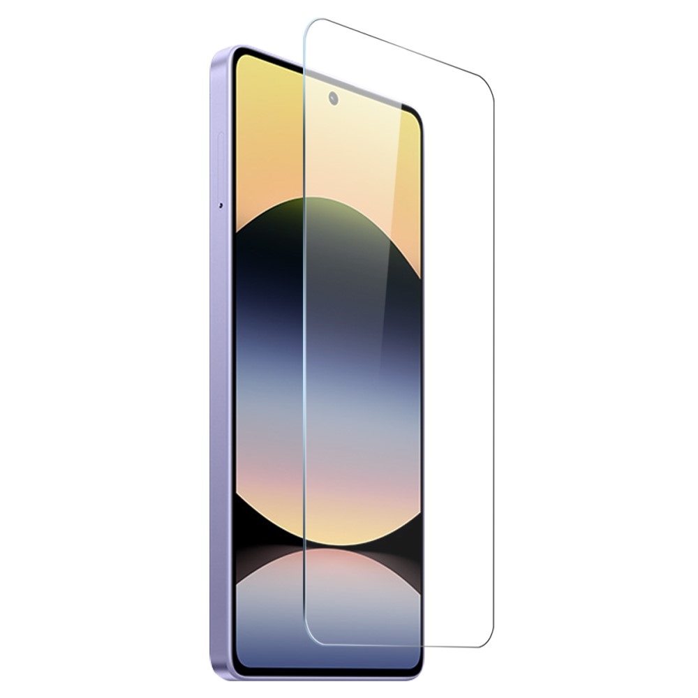 NORTHJO průhledný gelový obal + tvrzené sklo na Xiaomi Redmi Note 14S - průhledný