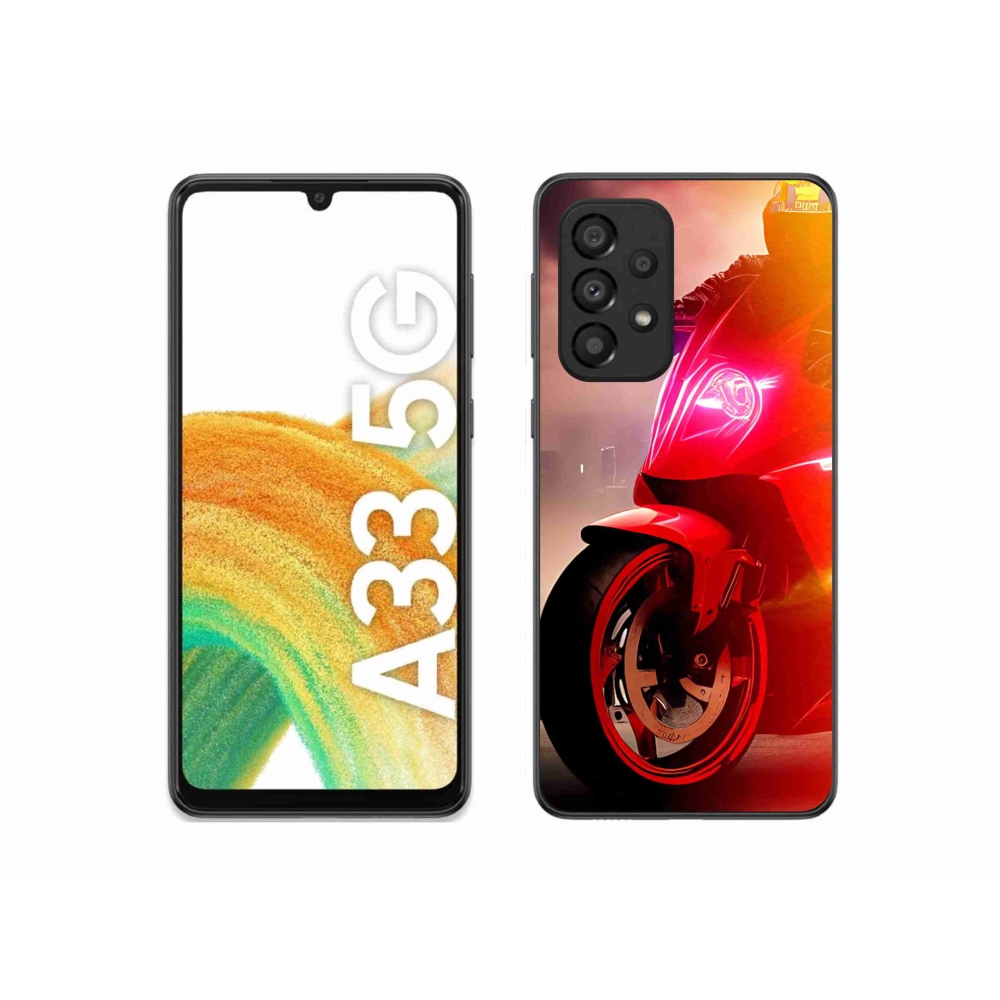 Gelový kryt mmCase na Samsung Galaxy A33 5G - motorka