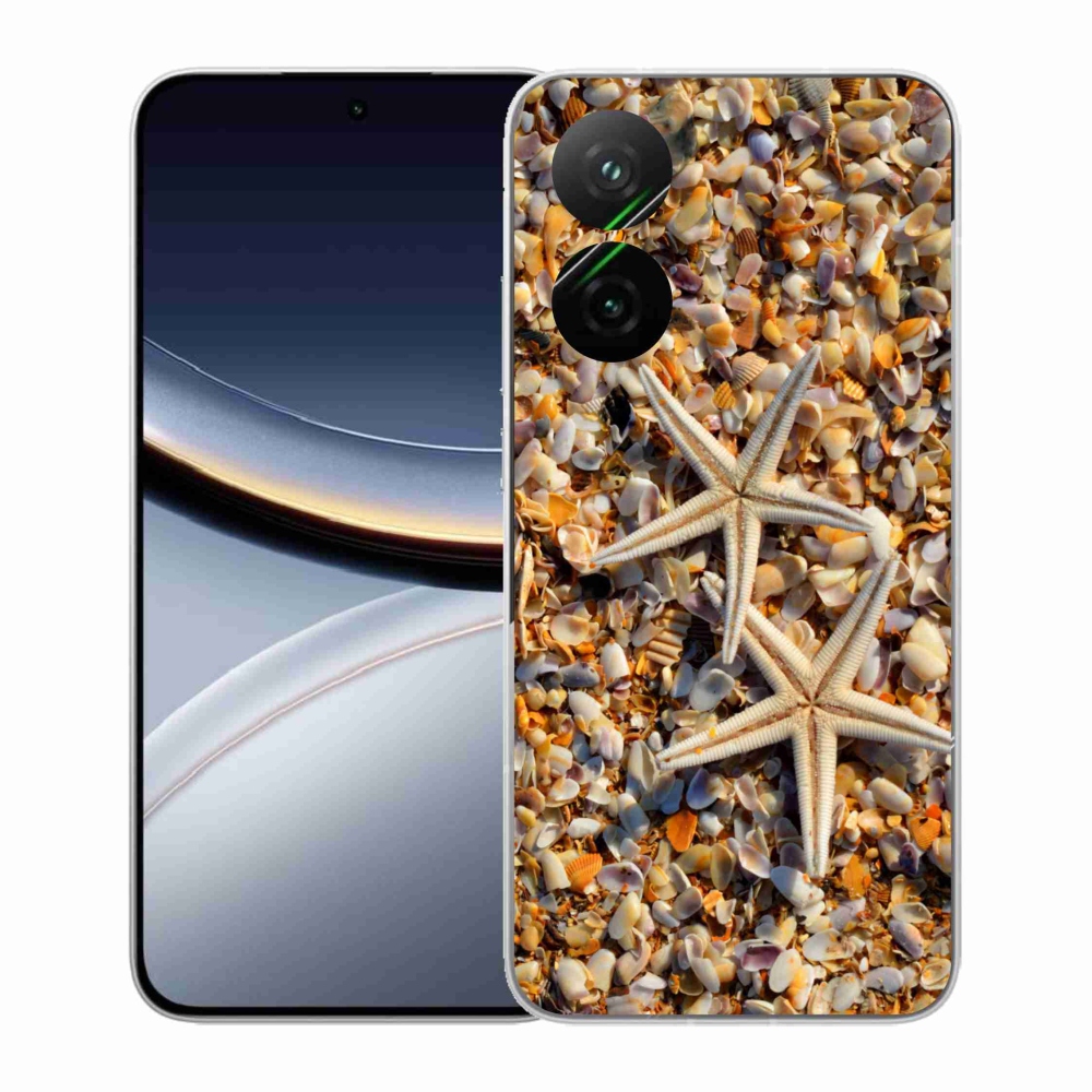 Gelový kryt mmCase na Xiaomi Poco F7 5G - mořské hvězdice