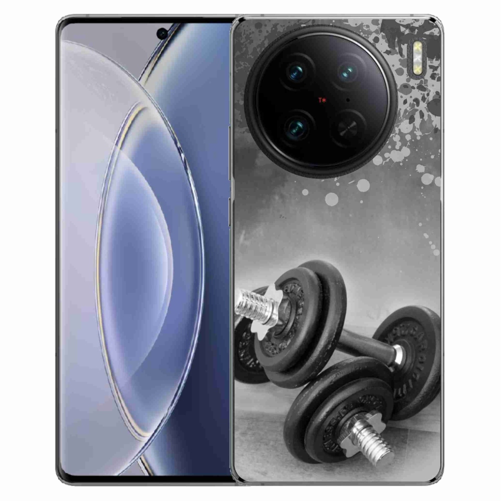 Gelový kryt mmCase na Vivo X90 Pro - činky 1