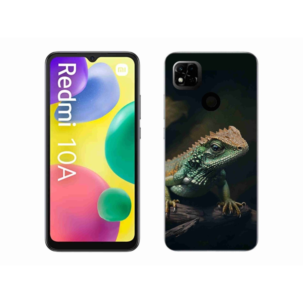Gelový kryt mmCase na Xiaomi Redmi 10A - ještěr