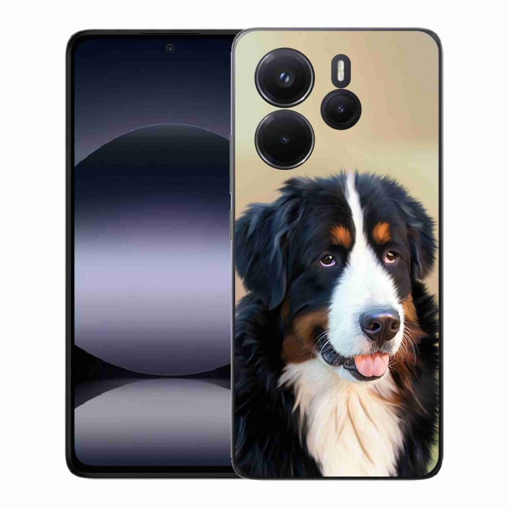 Gelový kryt mmCase na Xiaomi Redmi Note 14 - bernský salašnický pes