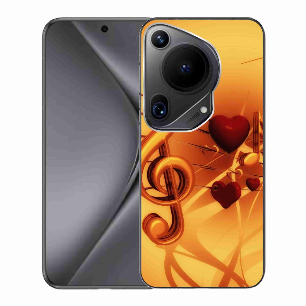 Gelový kryt mmCase na Huawei Pura 70 Ultra - noty